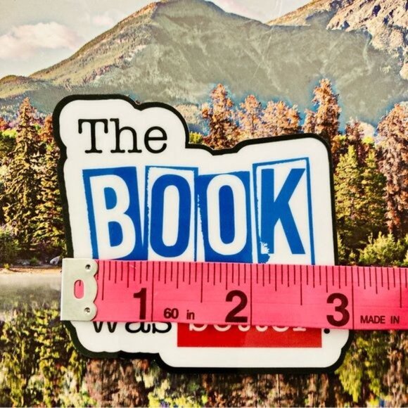 (7/$15) Durable Waterproof Sticker - Funny Book Sticker - Picture 2 of 3